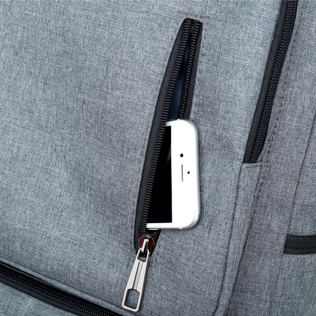 Stylish Notebook Tablet Backpack - Spacious & Casual - Black 10