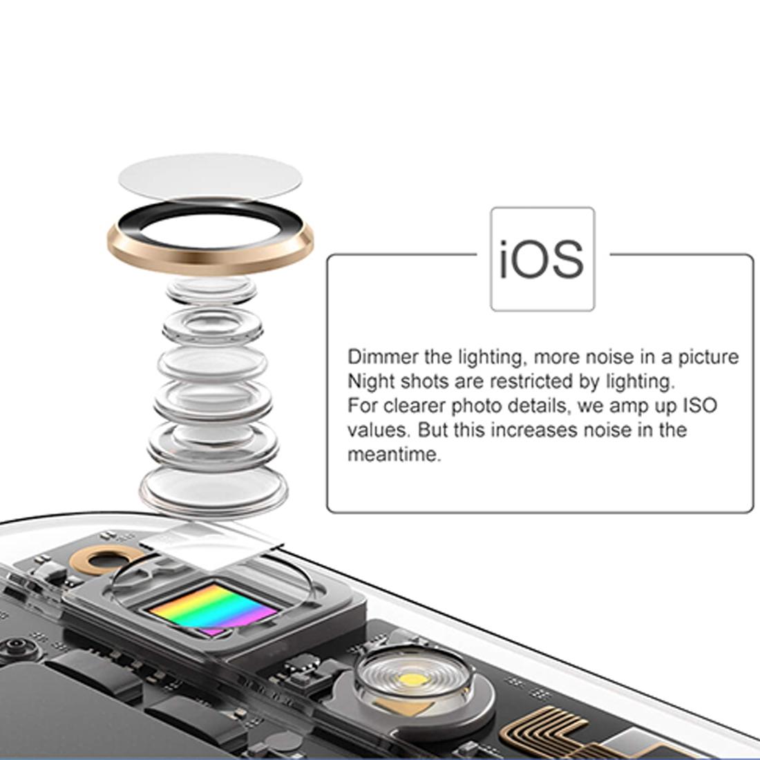 Portable Mini Beauty Light for Smartphones - 3 Brightness Levels 9 Led Warm / White - Iphone Galaxy Huawei Xiaomi Lg Htc - Black 7