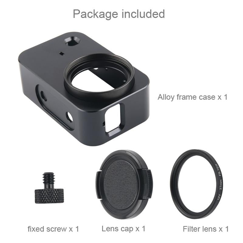 Aluminum Alloy Protective Cage for Xiaomi Mijia Camera with Lens Cap and Screw - 37mm 12