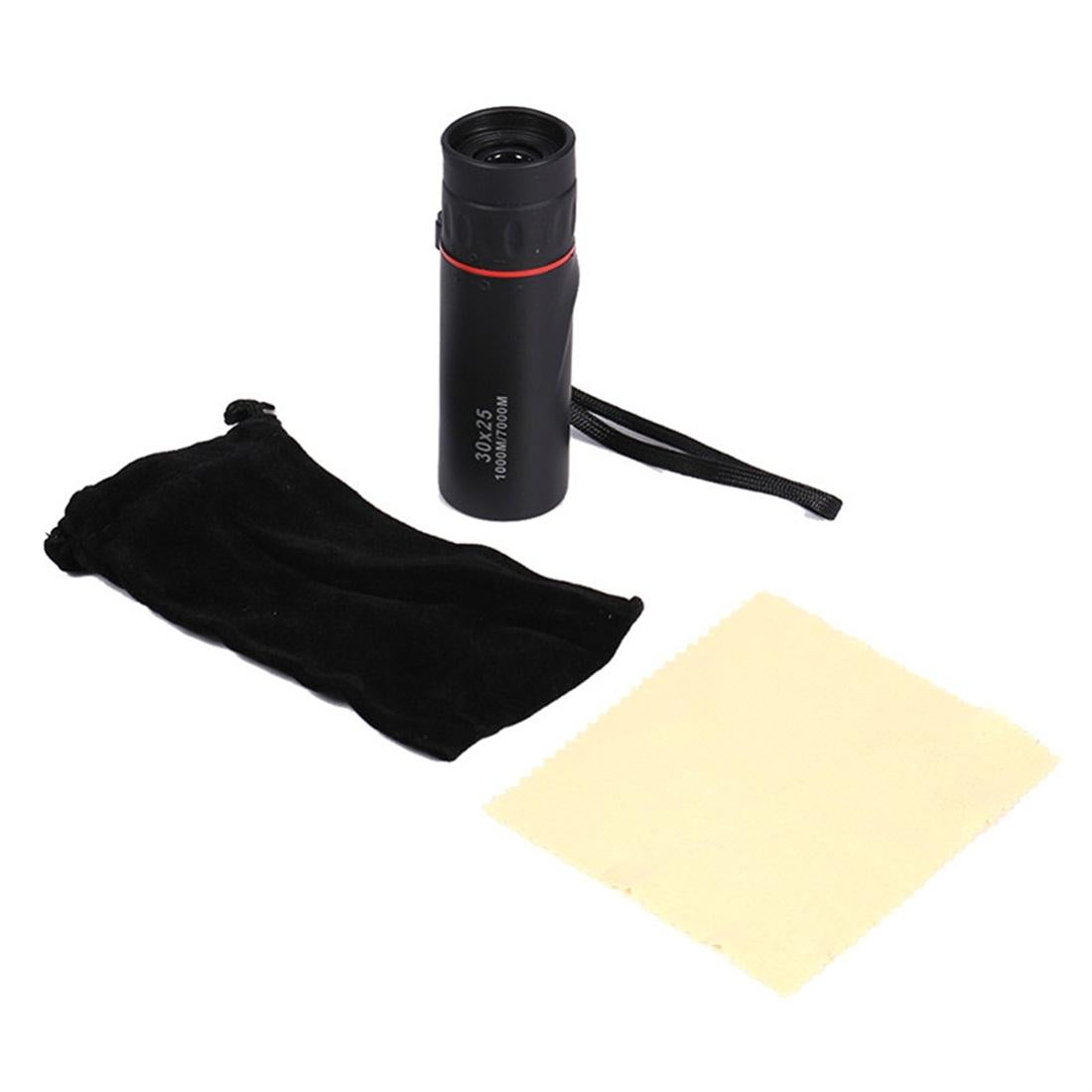Portable Mini Monocular Telescope - 30X25 - Black 8