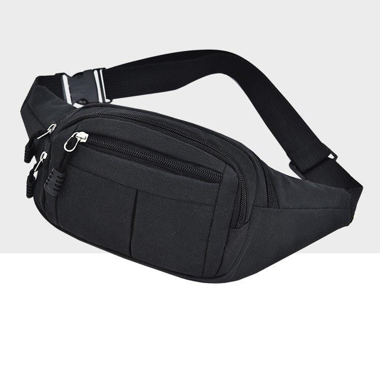 Waterproof Multi Function Chest Bag With Pockets Black 3