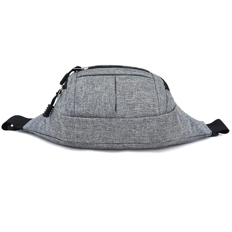 Waterproof Multi Function Chest Bag With Pockets Black 4