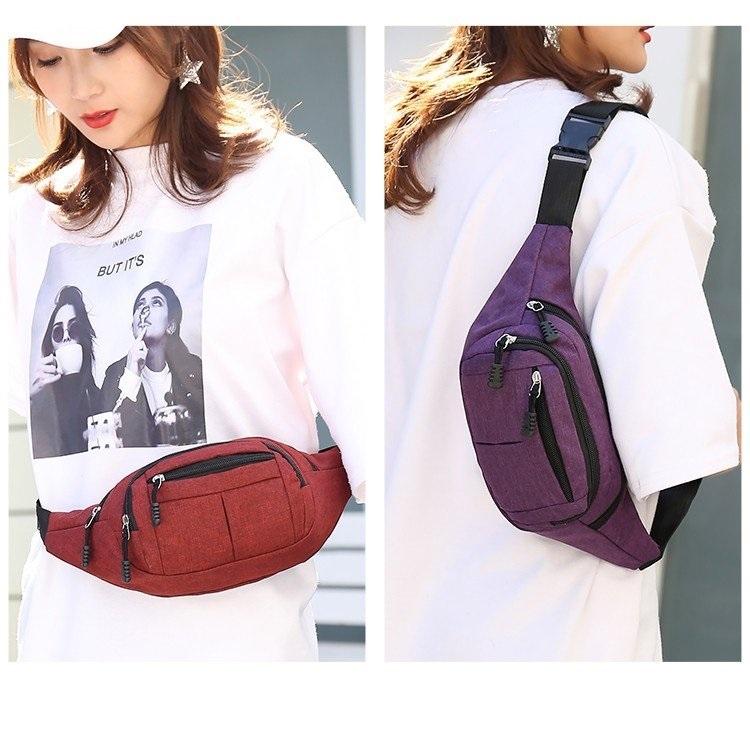 Waterproof Multi Function Chest Bag With Pockets Black 8