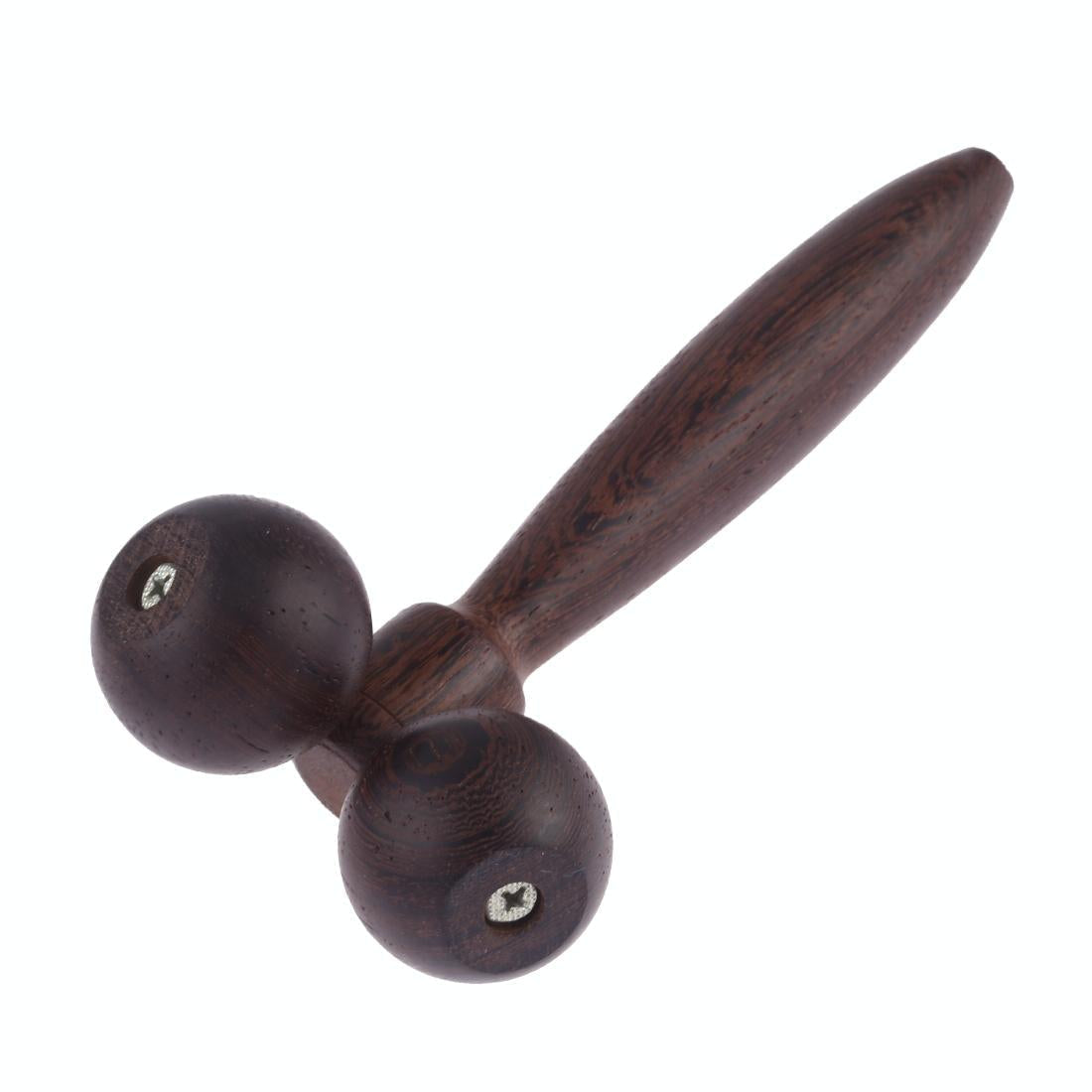 Black Wenge Manual Roller Massager Solid Wood 4
