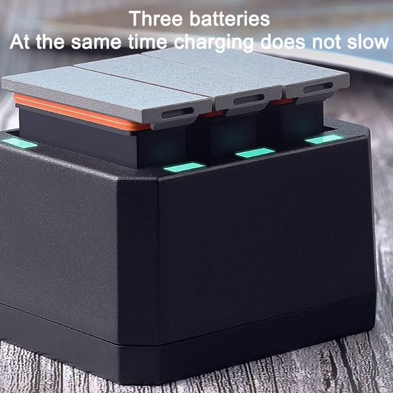 Led Indicator Usb Triple Batteries for Dji Action - Compact 3