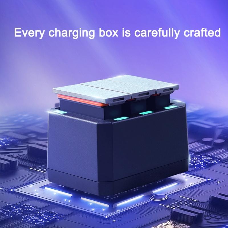 Led Indicator Usb Triple Batteries for Dji Action - Compact 6