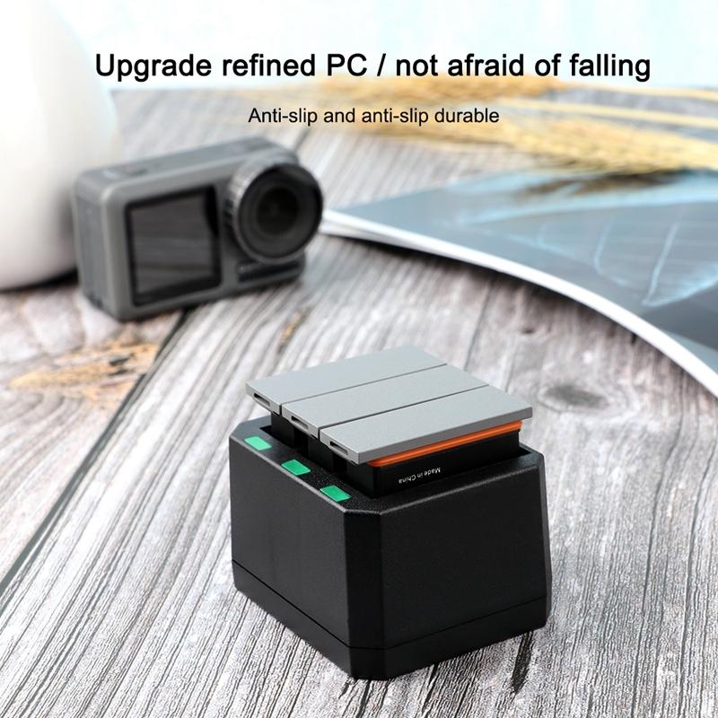 Led Indicator Usb Triple Batteries for Dji Action - Compact 8