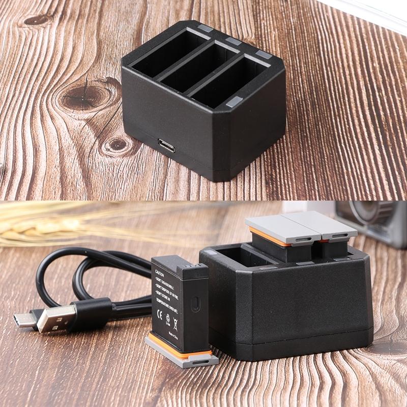 Led Indicator Usb Triple Batteries for Dji Action - Compact 9