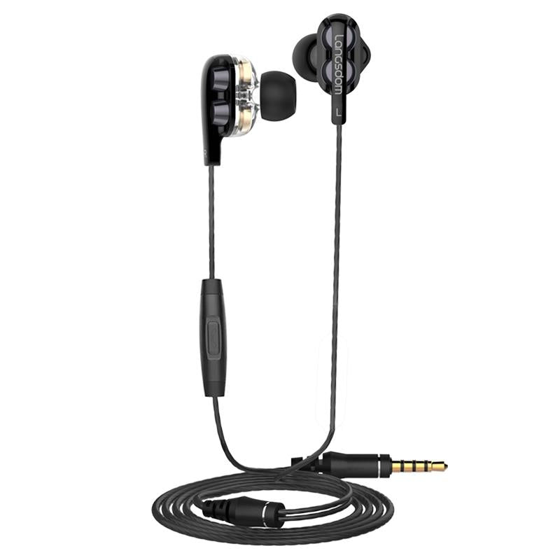 Black Double Moving Coil Wheat Headset 3