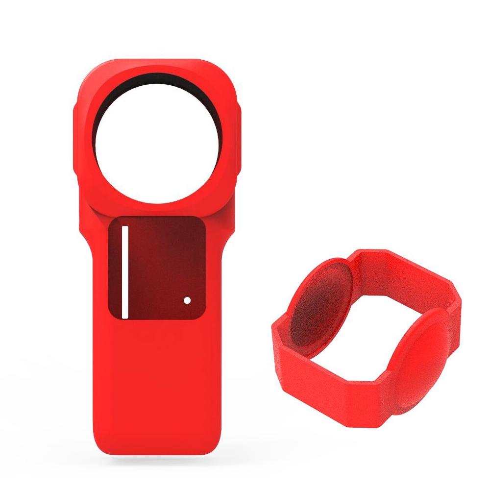 Insta360 one r 1 Inch Silicone Case with Lens Cover - Black