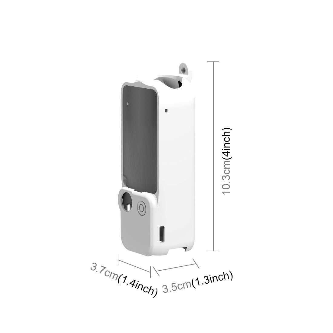 3 in 1 Silicone Case Set for Dji Pocket 3 - Black 10