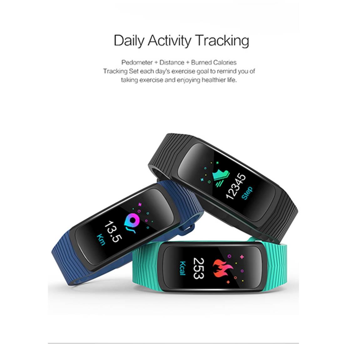 Waterproof Bluetooth Fitness Tracker - Ip67 - Black 8
