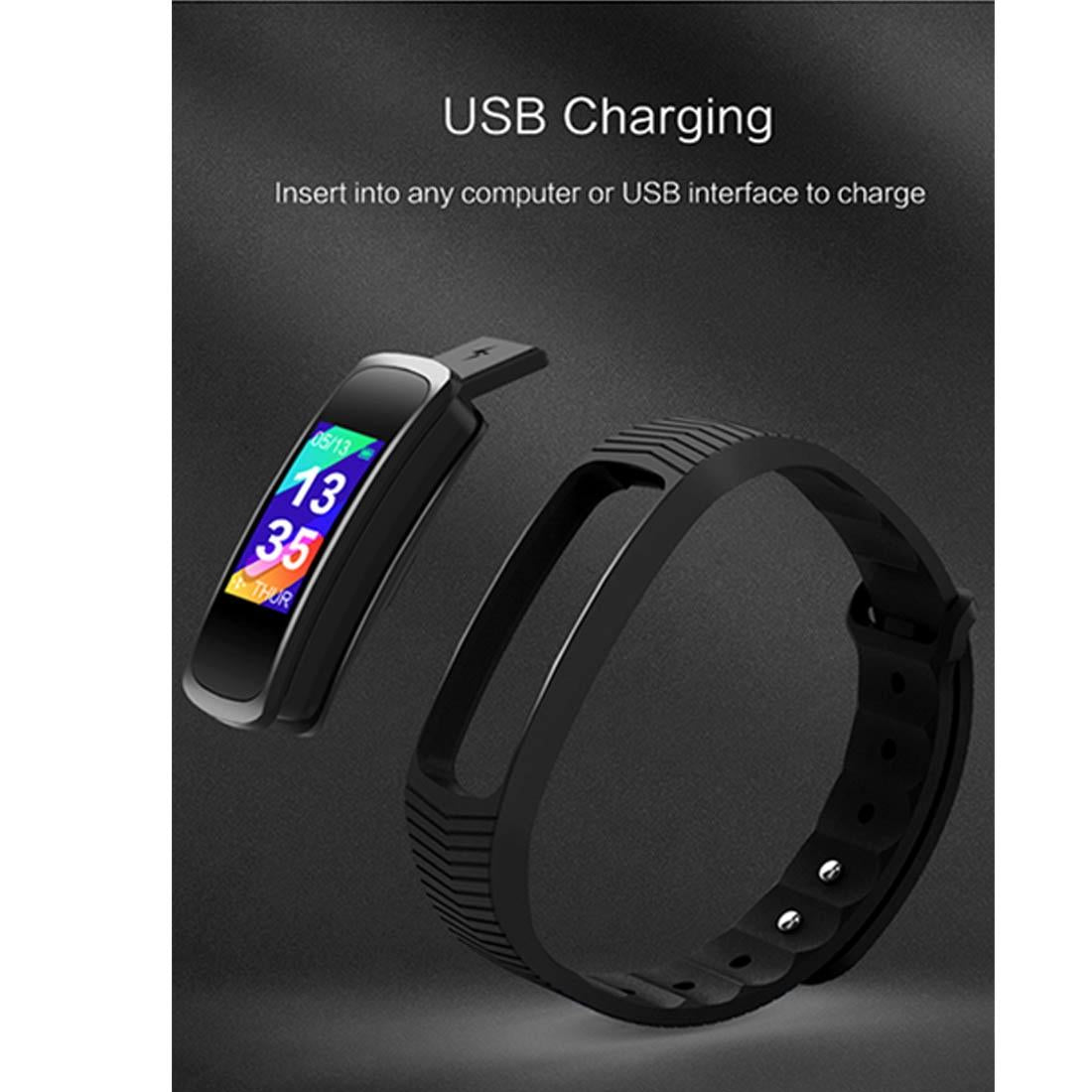 Waterproof Bluetooth Fitness Tracker - Ip67 - Black 10