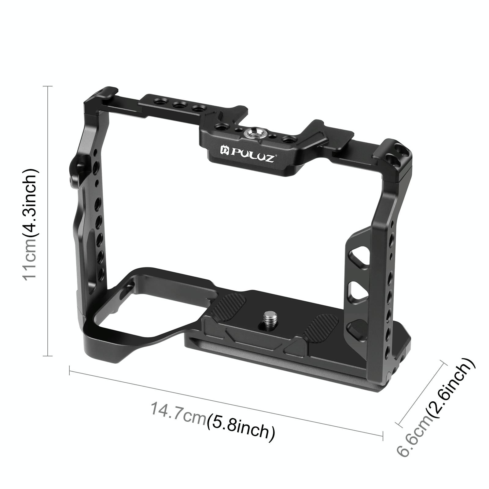 Camera Cage Stabilizer Rig - Metal Black for Sony A7 3