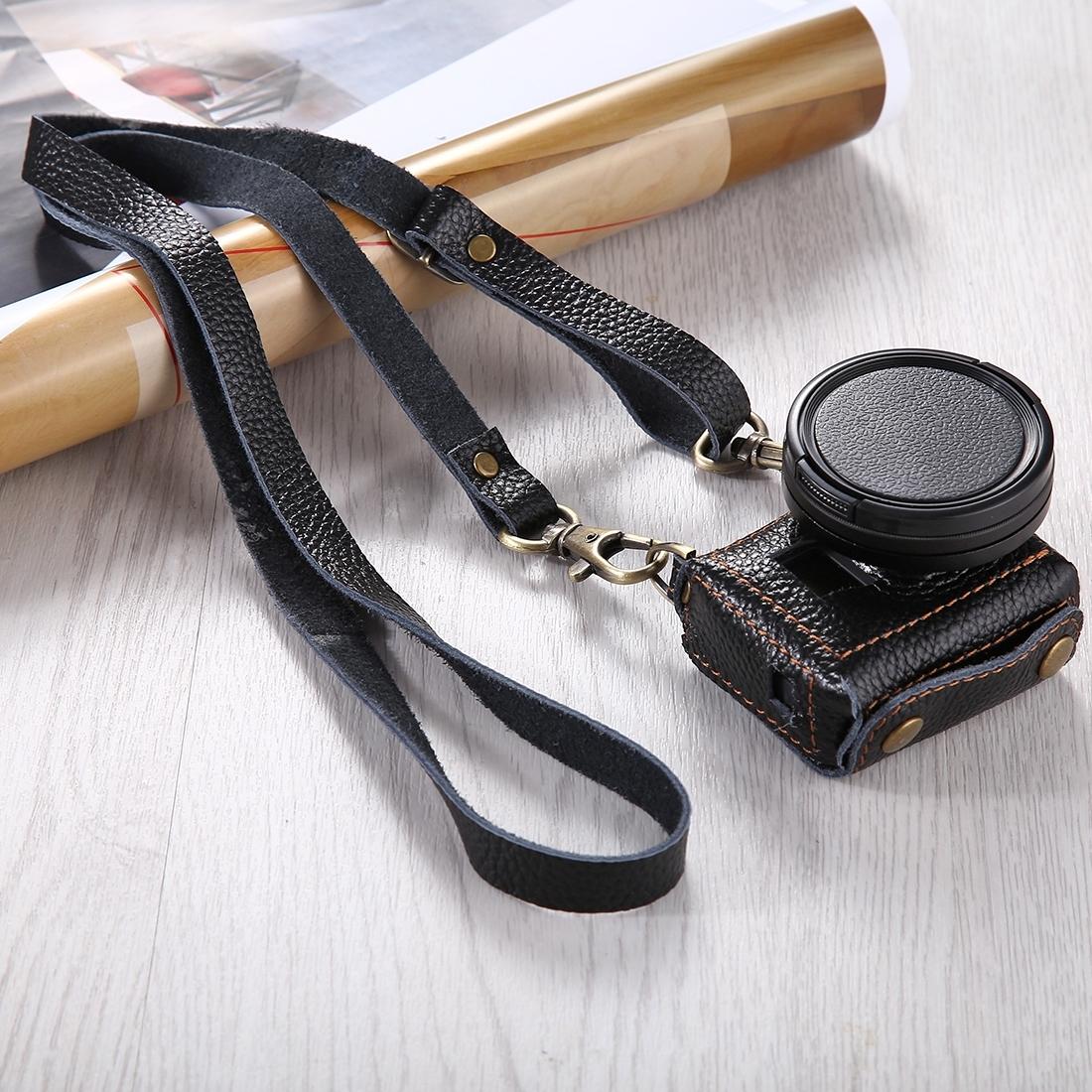 Genuine Leather Housing Case for Gopro Hero7 / 6 / 5 with Neck Strap and 52mm Uv Lens 8