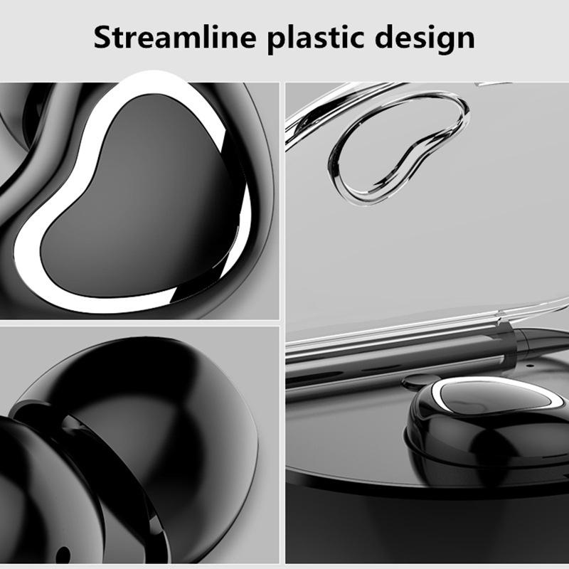 Mini Wireless Bluetooth Earphones with Charging Box - X7 4.1 - Black 4