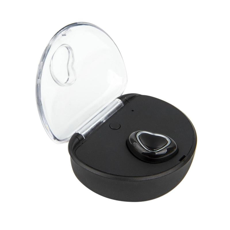 Mini Wireless Bluetooth Earphones with Charging Box - X7 4.1 - Black 12
