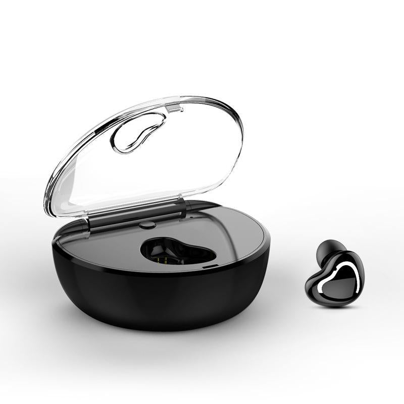 Mini Wireless Bluetooth Earphones with Charging Box - X7 4.1 - Black 14