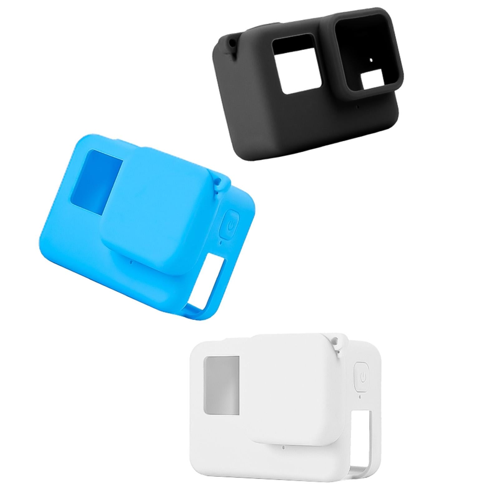 Silicone Protective Case with Lens Cap for Insta360 Ace - Black 3