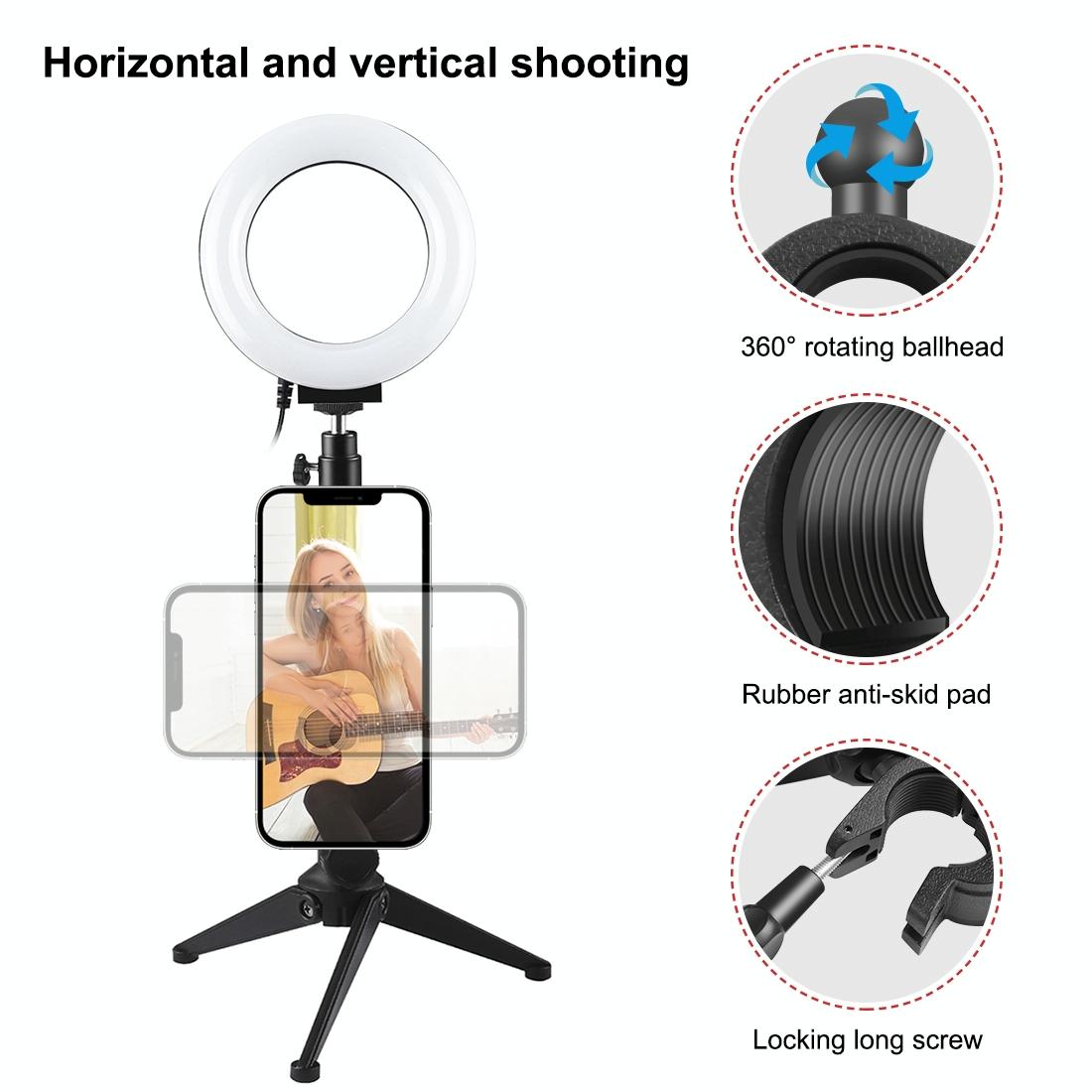 15W Magnetic Wireless Charger With Vlogging Phone Clamp - Black 6