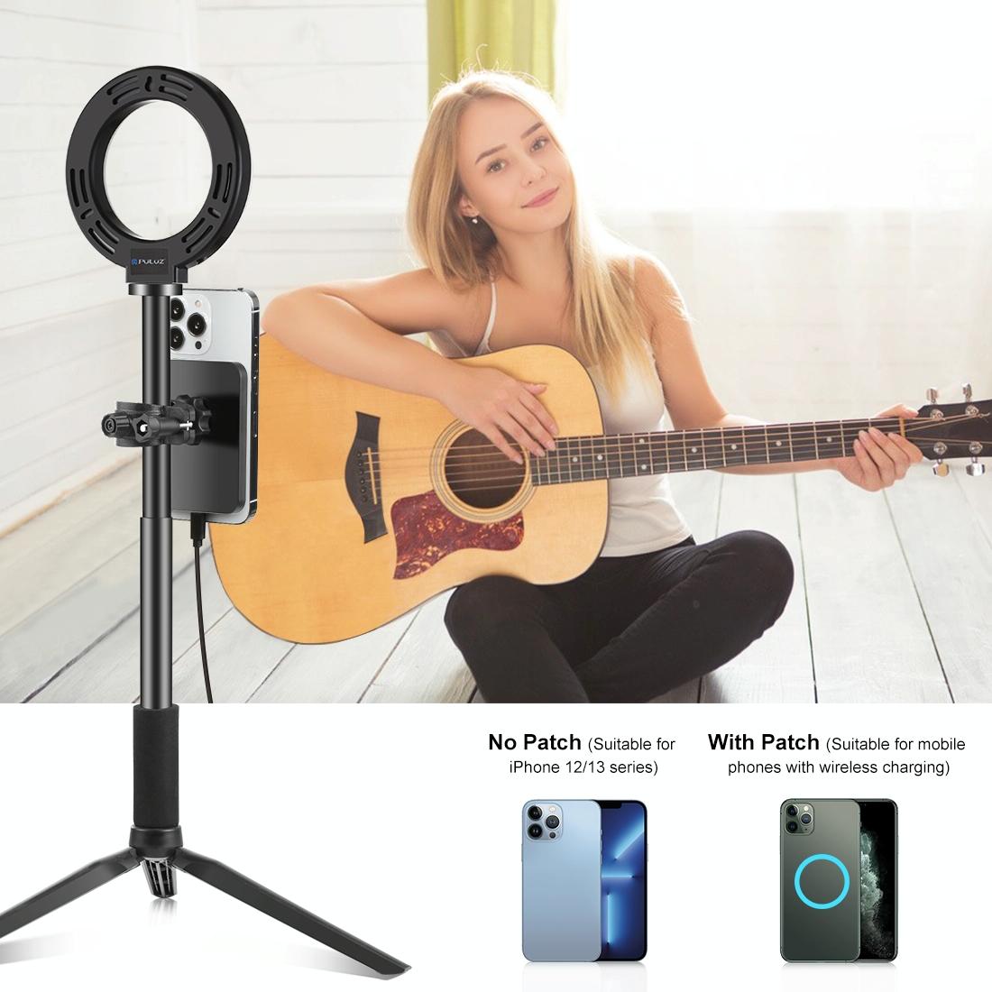 15W Magnetic Wireless Charger With Vlogging Phone Clamp - Black 8