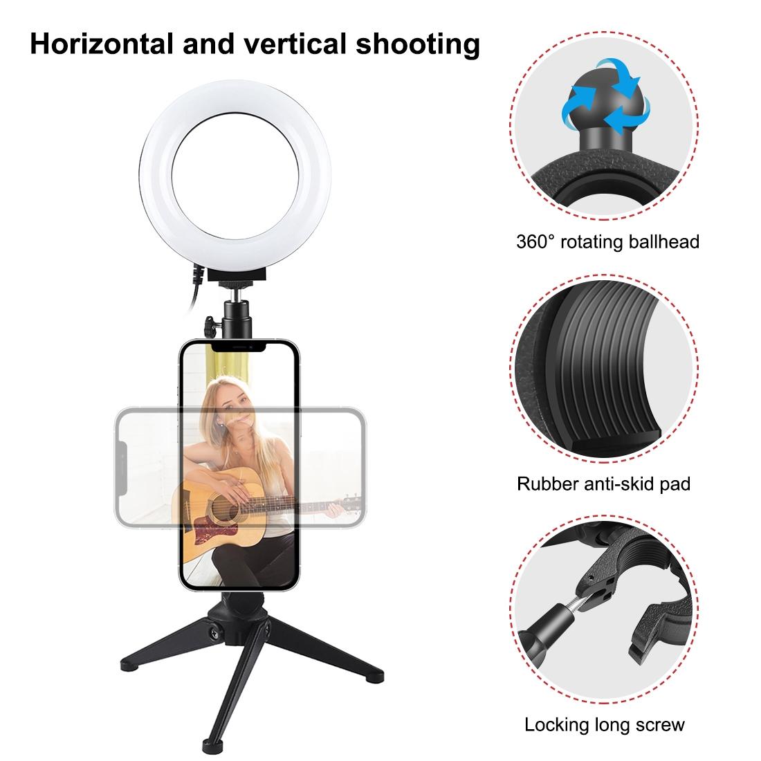 15W Magnetic Wireless Charger With Vlogging Phone Clamp - Black 14