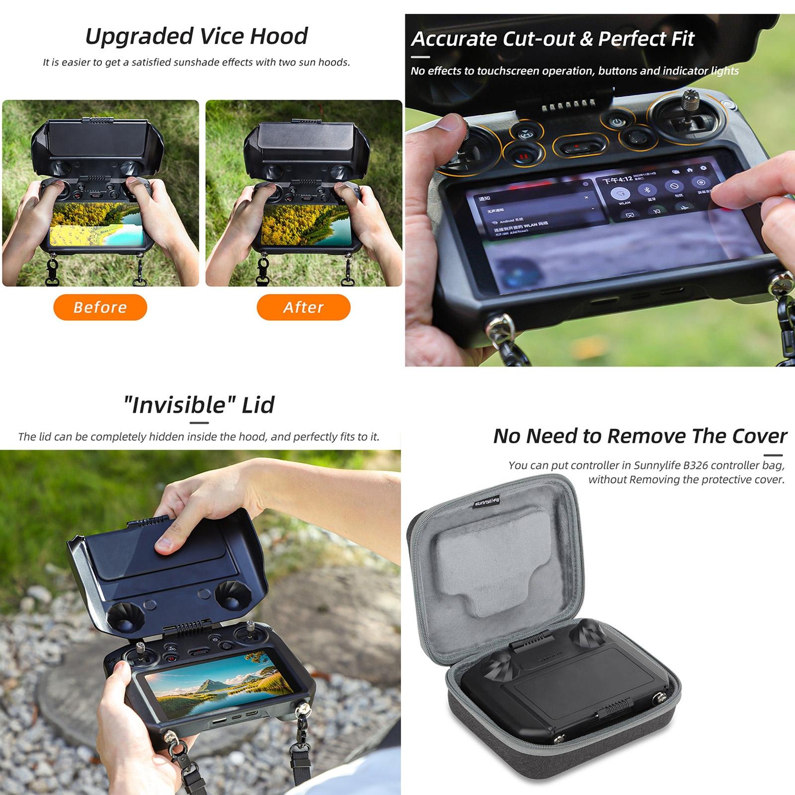2-in-1 Sun Hood & Screen Protector for Controllers and Monitors 5