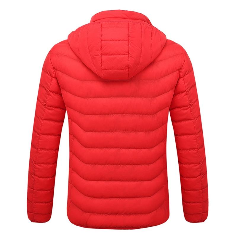 Winter Smart Electric Heating Hooded Jacket - Black - Xxxl 6