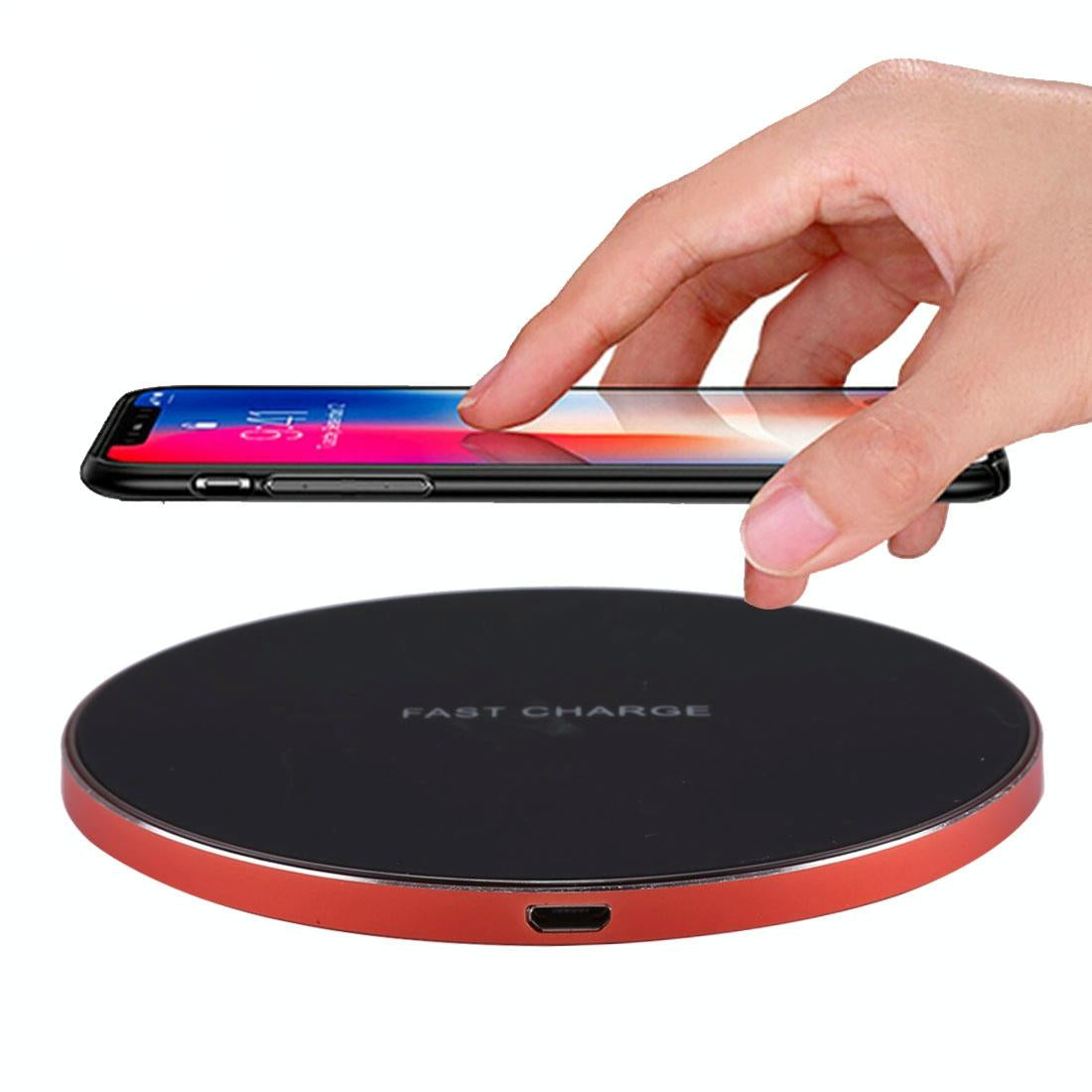 Quick Charge Wireless Charger With Led Indicator - Black 14