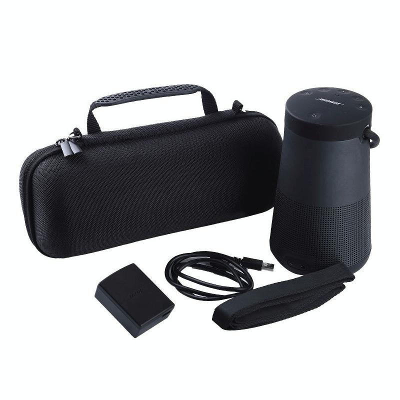 Shockproof Eva Bag for Bose Soundlink Revolve Speaker - Black 8