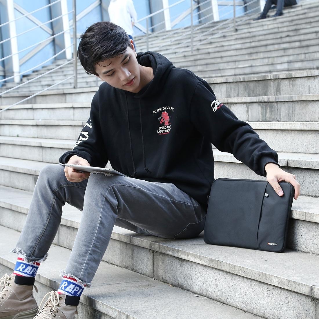 15 Inch Laptop Sleeve Case with Zipper for Macbook Samsung Sony Dell Alienware Chuwi Asus Hp - Black 9