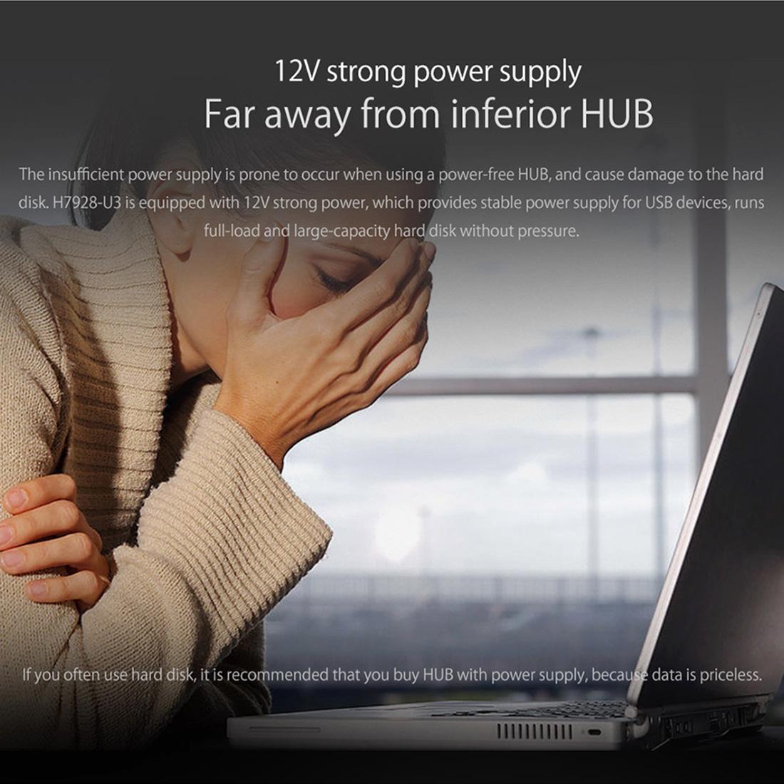 7-Port Usb 3.0 Desktop Hub With 1M Cable 11