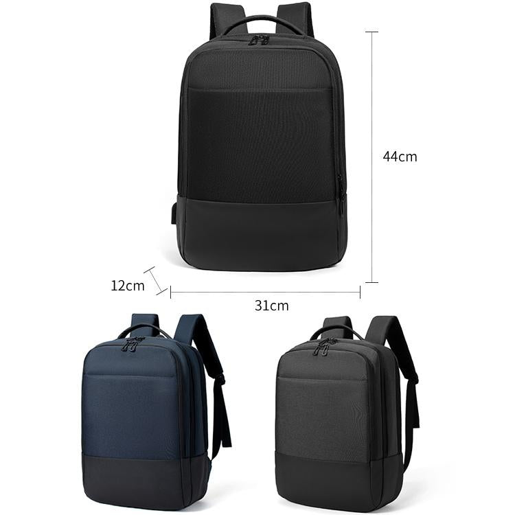 Multifunctional Oxford Laptop Backpack - Cxs-618 - Black 3