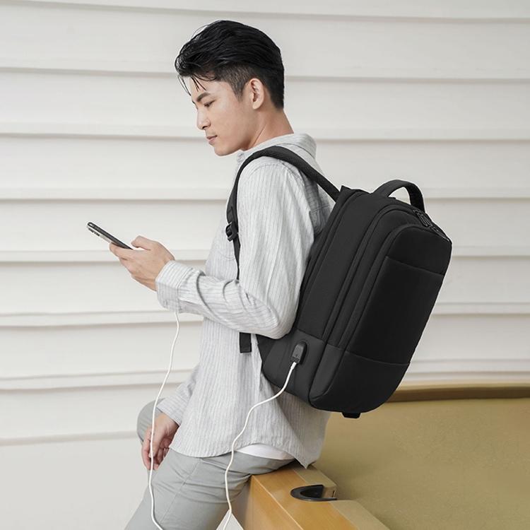 Multifunctional Oxford Laptop Backpack - Cxs-618 - Black 8