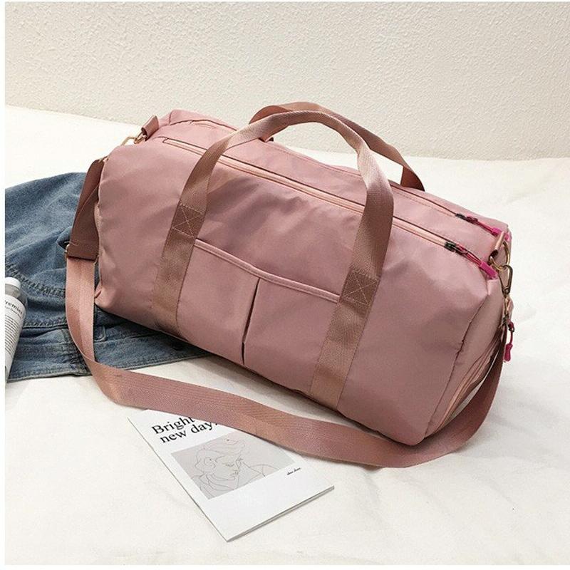 Yoga and Sports Gym Bag - Lightweight Nylon - Black