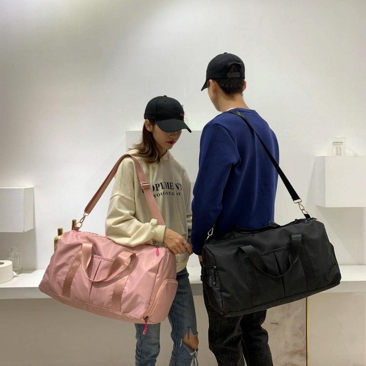 Yoga and Sports Gym Bag - Lightweight Nylon - Black 10