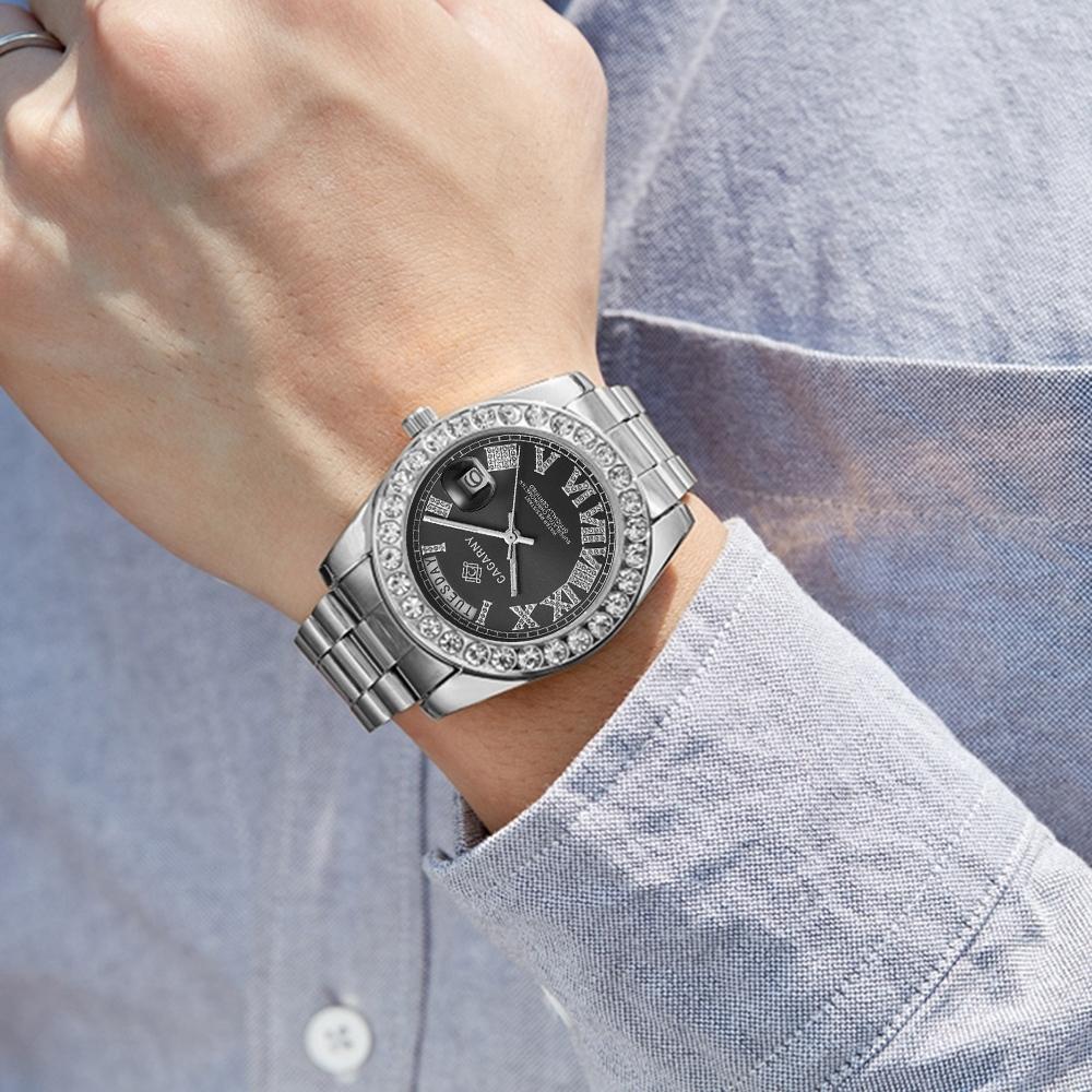 Waterproof Quartz Watch for Fashionable Life - Black 13