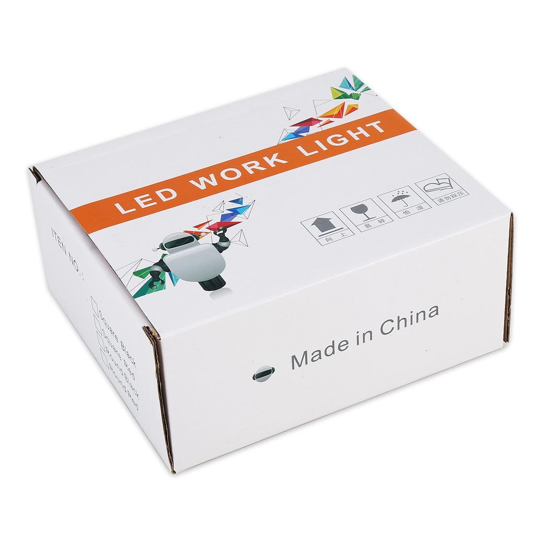 48W 4000Lm 16 Led White Light Condenser Engineering Lamp / Waterproof Ip67 Suvs Light Dc 10 - 30V Black 10
