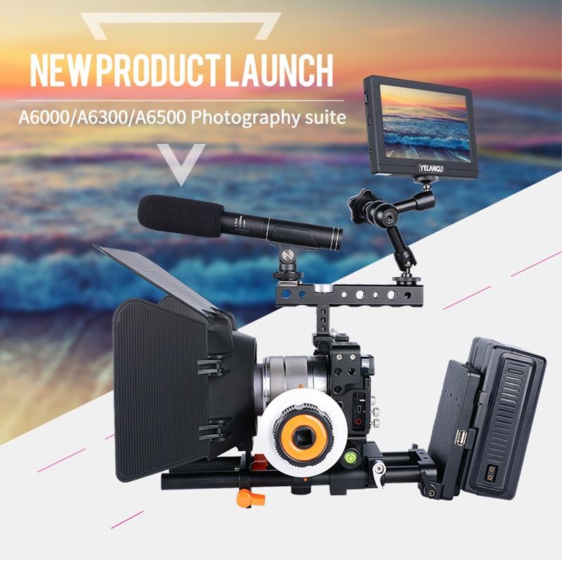 Camera Stabilizer Cage - Black for Sony A6000 / A6300 / A6500 / A6400 11