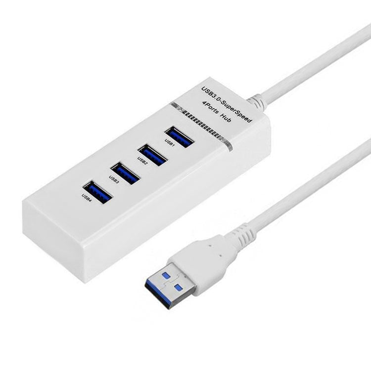 4-Port Usb 3.0 Hub With Led Super Speed 5Gbps - Black 11