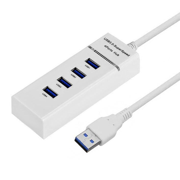 4-Port Usb 3.0 Hub With Led Super Speed 5Gbps - Black 15