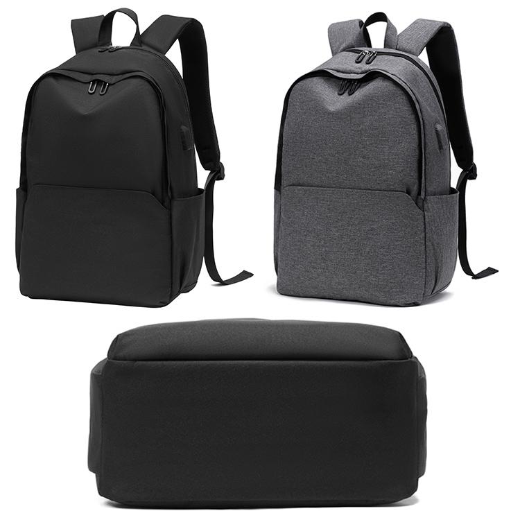 Multifunctional Fabric Oxford Laptop Backpack - Black 3