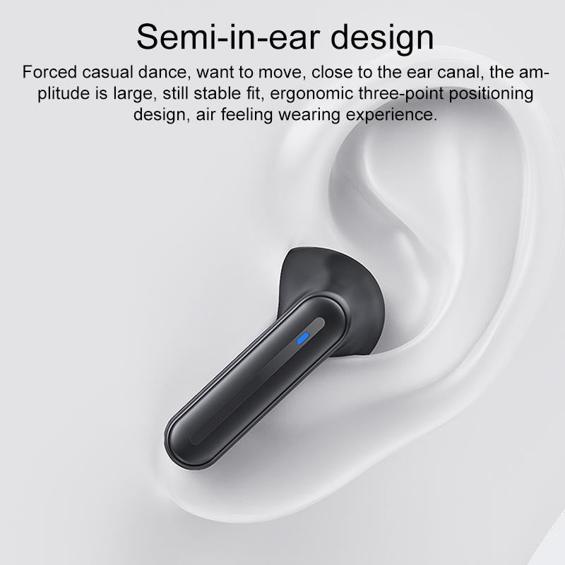 Bluetooth 5.0 Earphone with Led Display and Noise Reduction - Black 3