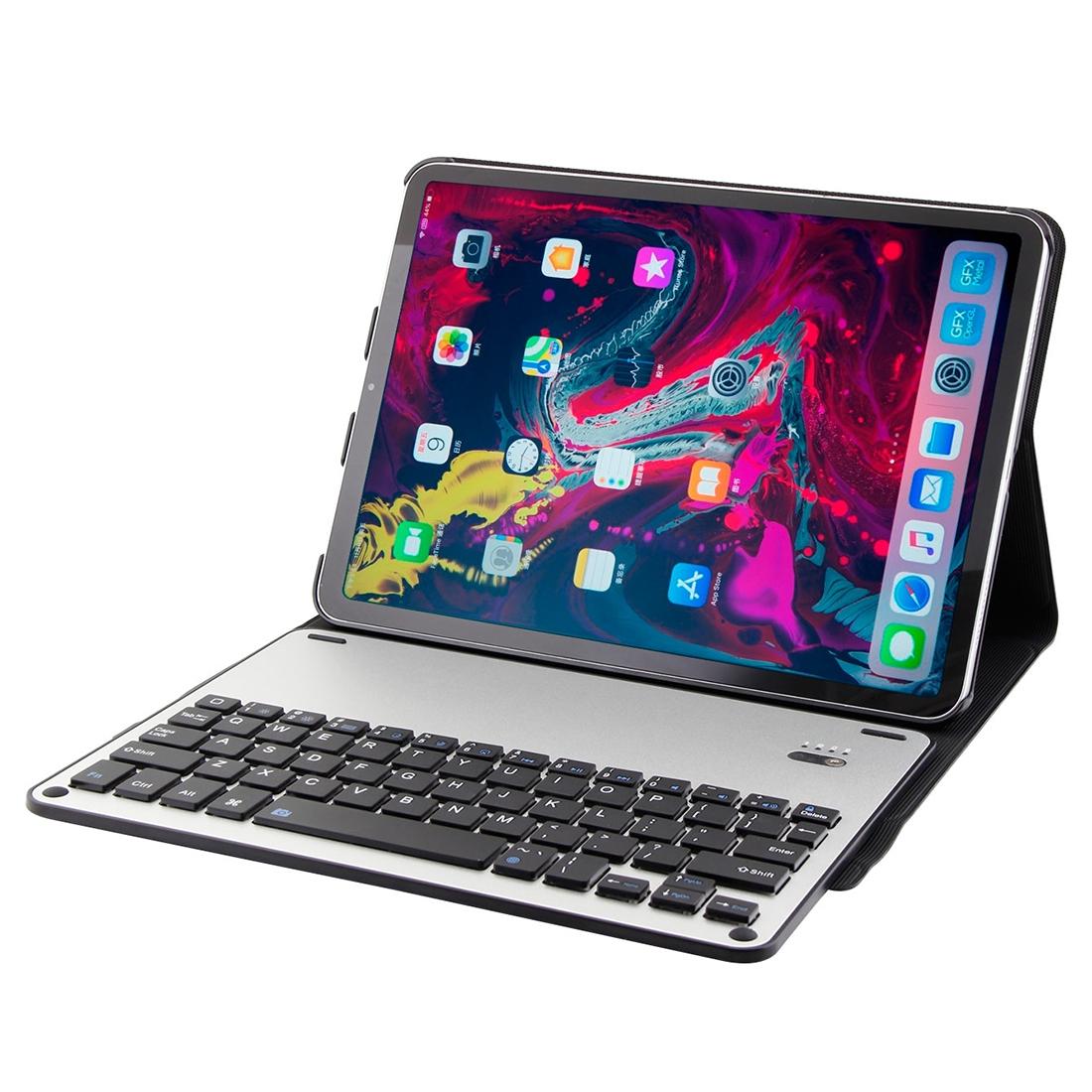 Bluetooth Keyboard & Leather Tablet Case For Ipad Pro 11 2018 - Detachable Aluminum Three-Gear Magnetic Sleep Function - Black 6