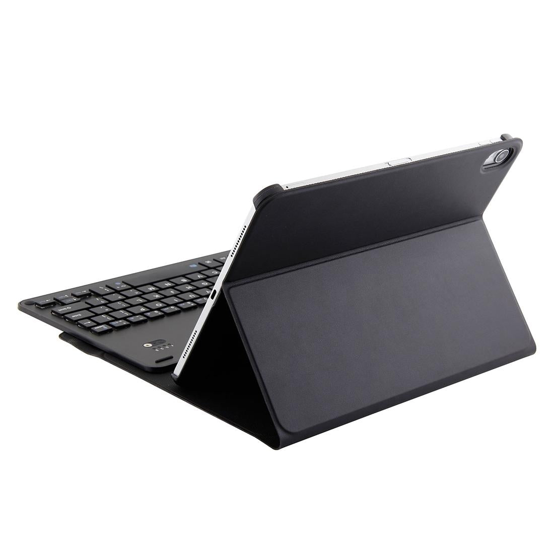 Bluetooth Keyboard & Leather Tablet Case For Ipad Pro 11 2018 - Detachable Aluminum Three-Gear Magnetic Sleep Function - Black 12