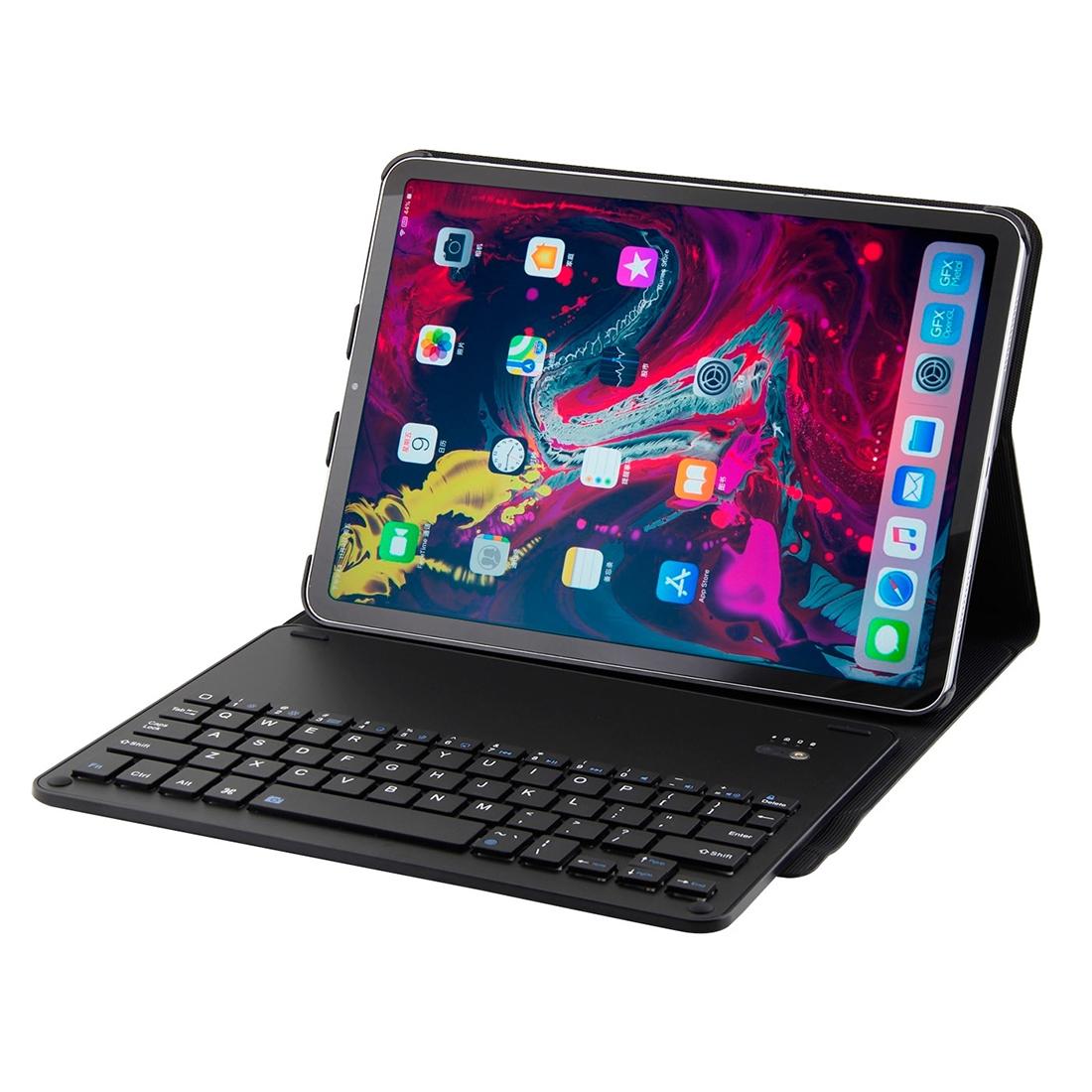 Bluetooth Keyboard & Leather Tablet Case For Ipad Pro 11 2018 - Detachable Aluminum Three-Gear Magnetic Sleep Function - Black 13