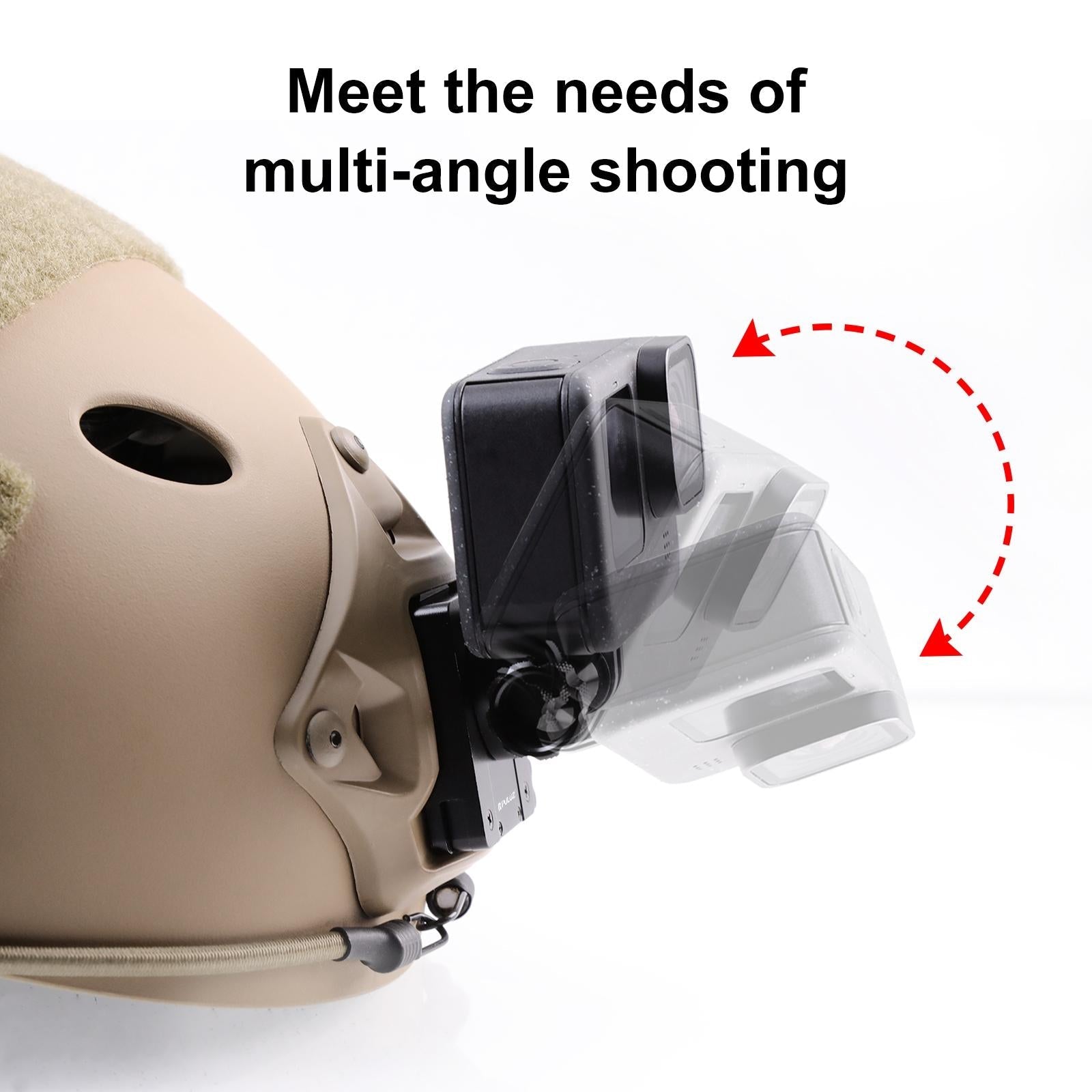 Universal Quick Release Bracket for Action Cameras - Aluminum 6