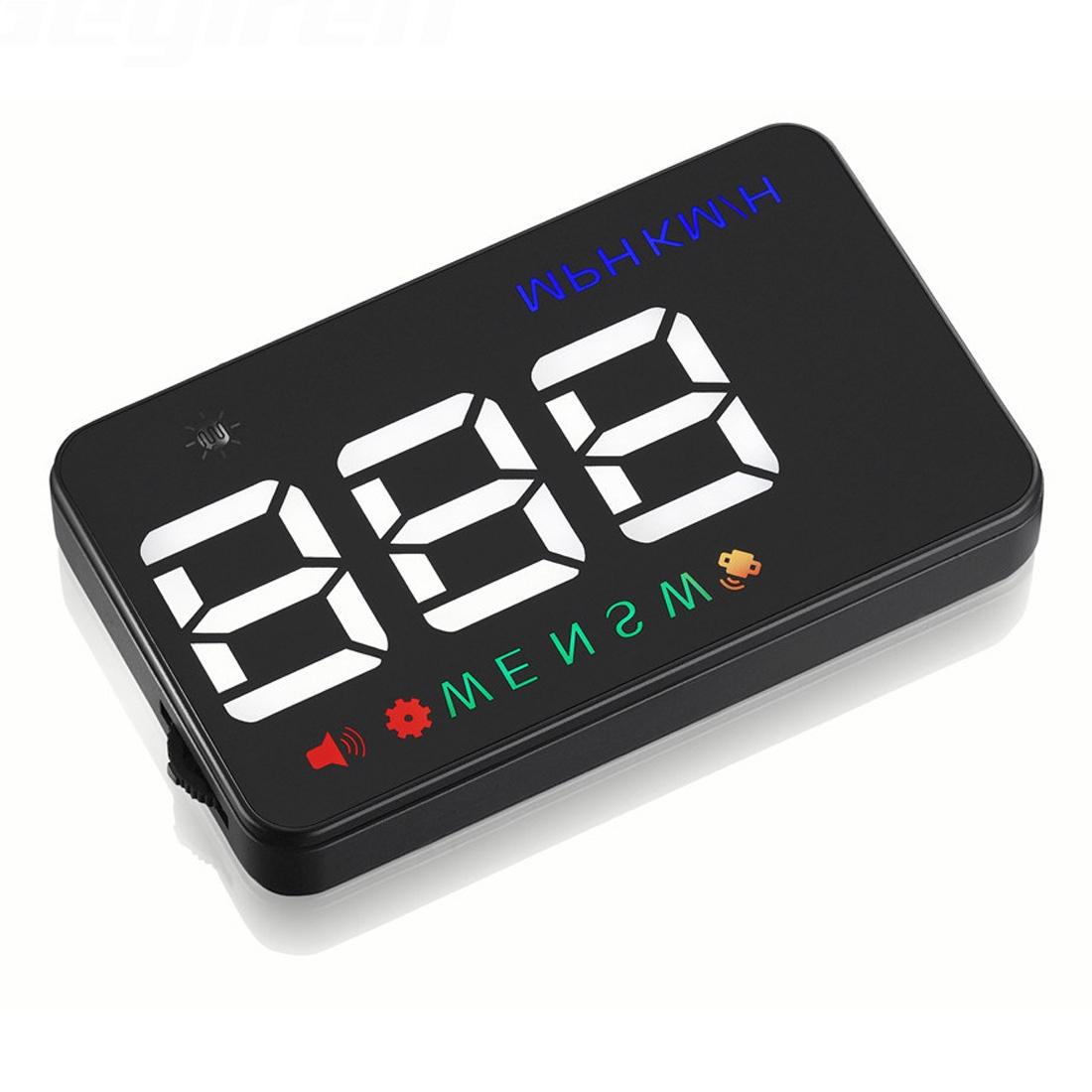 3.5 Inch Car Hud With Gps 2 Display Modes Light Sensors Speed & Compass Speed Alarm - Black 10