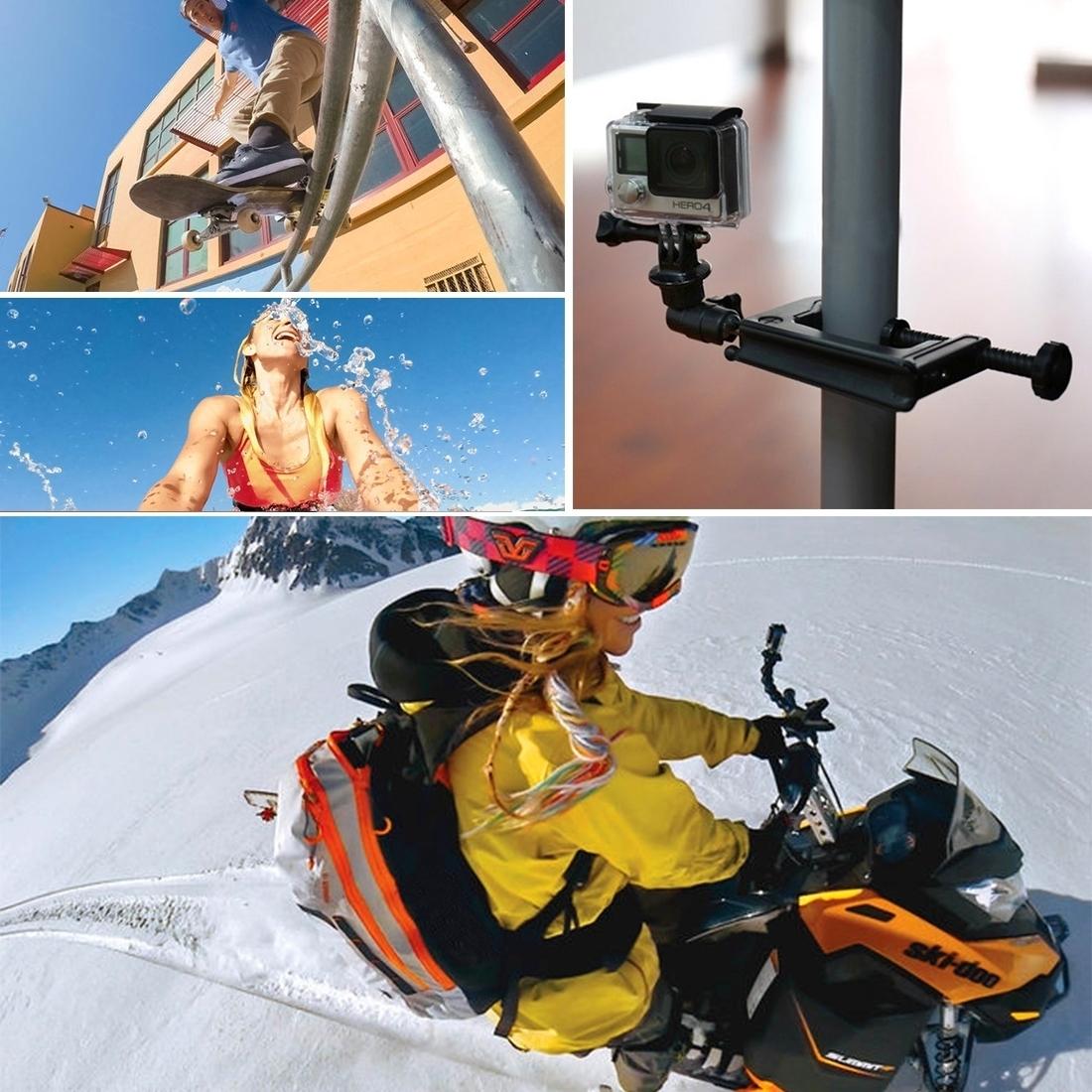 Universal Tripod Mount for Action Cameras - Black 13