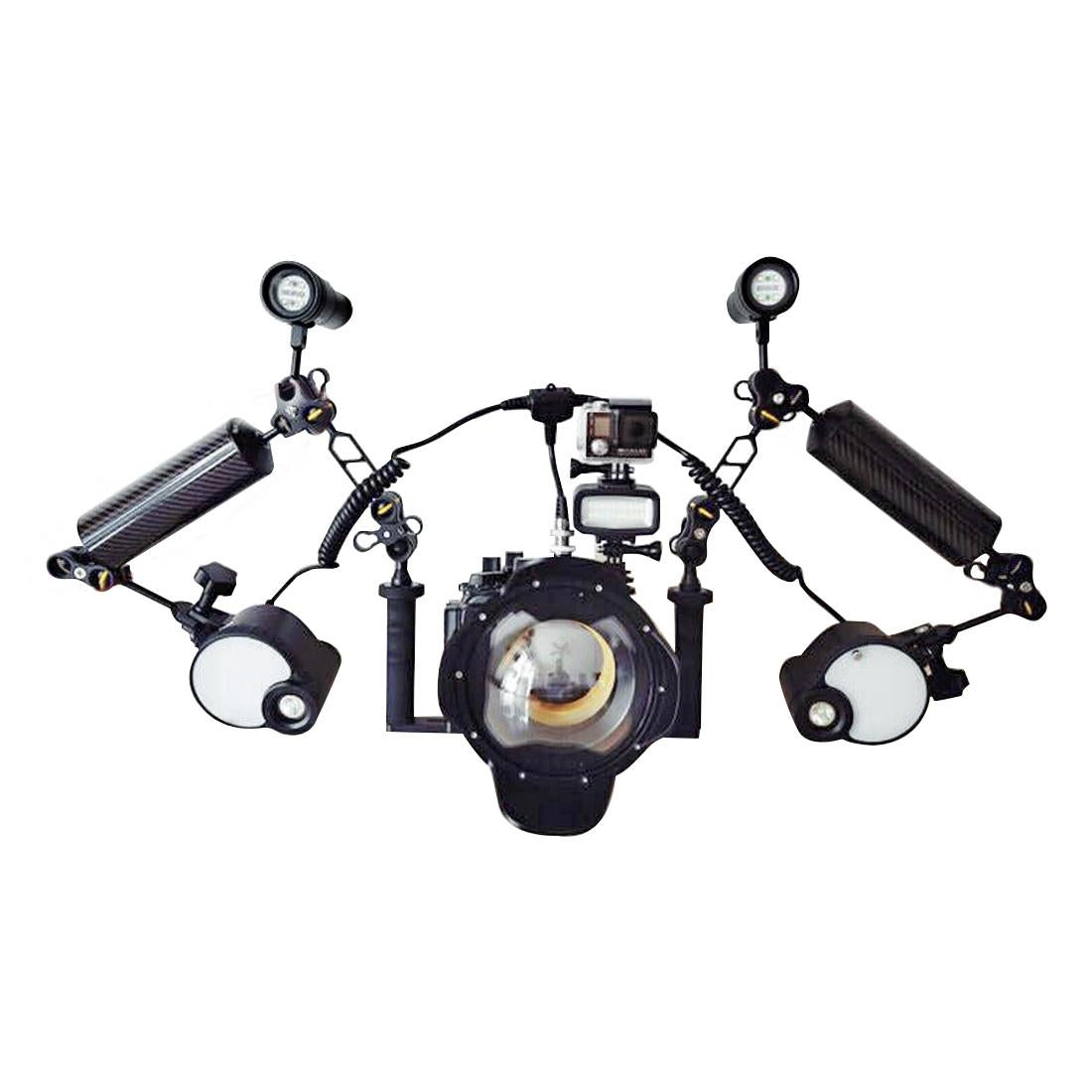 Aluminum Dual Handheld Selfie Monopod for Gopro Hero 12 5